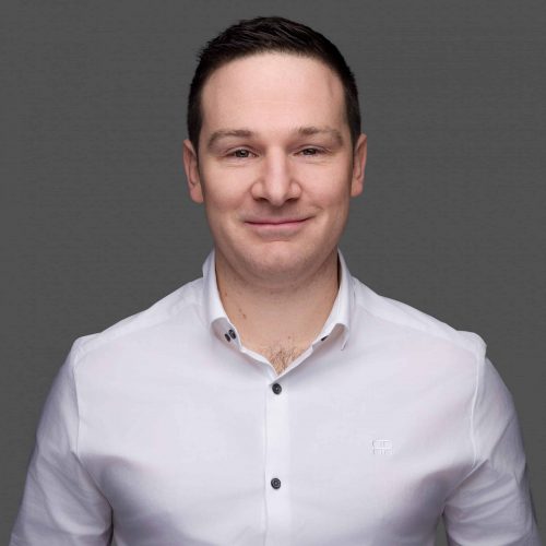 Professional executive headshot for a business leader in Cheshire, captured by Paul's Portraits