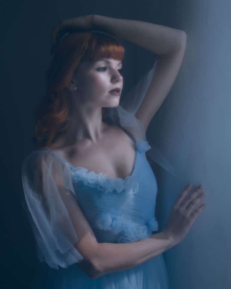 A professional branding portrait showcasing advanced colour harmony and soft studio lighting techniques by Cheshire photographer Paul Wilcock.